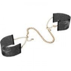 Металлические дизайнерские наручники «Desir Metallique Handcuffs от Bijoux Indiscrets, цвет черный, размер OS