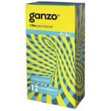 Ganzo «Ribs» ребристые презервативы со смазкой, упаковка 12 шт.