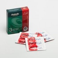 Sitabella Lights Red «Точечные» презервативы с возбуждающим эффектом, 3 шт.