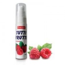 Ароматизированная гель-смазка Tutti-frutti, вкус малиновый