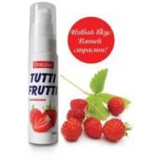 Гель для секса «Tutti-Frutti», вкус земляники