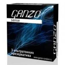 Ganzo «Sense» ультратонкие презервативы, упаковка 3 шт.
